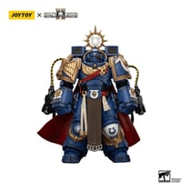 Warhammer 40k - Figurine Ultramarines Marneus Calgar Chapter Master avec MKX Gravis Armour and Gauntlets of Ultramar 20 cm
