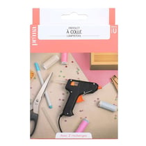 Prima Mercerie | Pistolet à colle chaude| Colle pour papier, tissu, carton, feutrine | avec 2 recharges
