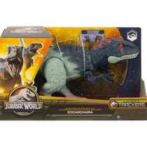 Coffret dinosaure eocarcharia - articule et sonore - dino trackers - jurassic world - mattel hlp17
