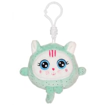 Peluche - Squishimals Sparkle porte-clés - Chat Mimi 8 cm