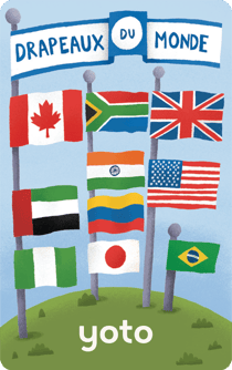 Carte audio Drapeaux du monde