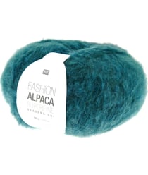 Fil de laine à tricoter Fashion Alpaca Superfine Heavens Uni - Rico Design 08 Bleu pétrole
