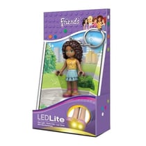 Lego friends porte-clés lumineux andréa - mini lampe de poche