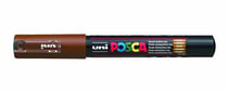 Lot de 12 Marqueurs pointe conique extra-fine POSCA PC1MC 0,7 - 1mm Marron POSCA