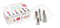 Boite métal 6 douilles inox et poches jetables