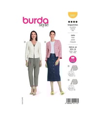 Patron Burda 5897 - Elégantes vestes du 34 au 44 (FR) taille n°FR 34-44