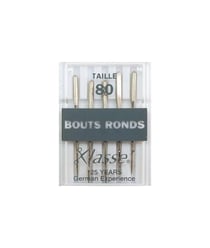 Aiguilles à bouts ronds pour machines - KLASSE taille n°80