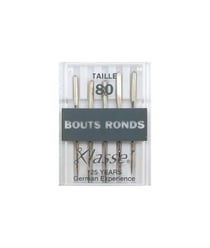 Aiguilles à bouts ronds pour machines - KLASSE taille n°80