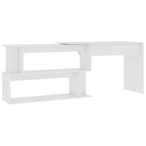 Bureau table poste de travail meuble d'ordinateur informatique étude d'angle 200 x