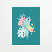 Carte postale - Claire Priou - Tropical 2 - 14,8 x 10,5 cm - Made in France