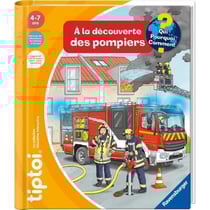 tiptoi, Livre interactif, a la découverte des pompiers, 4 ans, 13099015,