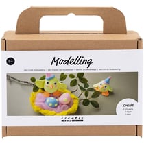 Kit Créatif de Pâques - Poussins en pâte à modeler