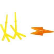 Bec et pattes de poule en plastique pour pâte à modeler - 3 cm - 24 pcs
