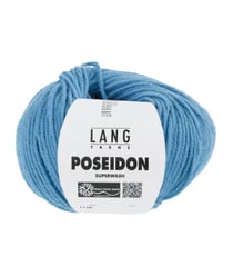Pelote de laine Vierge Poseidon - Lang Yarns 78 Bleu