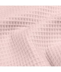 Tissu coton Nid d'Abeille de 150 cm de largeur Rose vendu par 50 cm