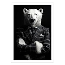 Affiche 30x40 cm - Polar Bear Wild Suits - Philippe Hugonnard