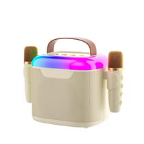 Enceinte Bluetooth Portable Lumière RGB Son HD Dual Micro Intégré Autonomie 6h YONIS