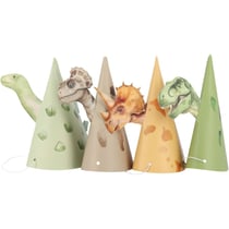 6 Chapeaux Dinosaures Vert