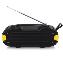Enceinte Bluetooth Outdoor Waterproof Avec Fonctions Mains-Libres et FM Autonomie 8H Jaune YONIS