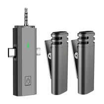 Microphone Sans Fil 3 En 1 Pour Téléphone Caméra Et Haut-Parleur YONIS