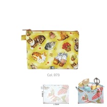 Pochette maquillage 16cmx21cm chats