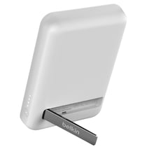 Belkin Batterie externe MagSafe 5000 mAh Bequille Support Blanc