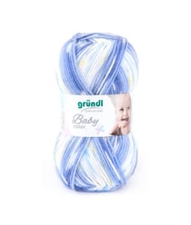 Fil layette à tricoter BABY COLOR - Grundl - certifié Oeko-Tex 05 Bleu