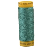 Bobine fil à broder 100% viscose 200m - Vert d'eau C503