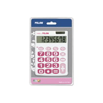 Blister calculatrice blanche 8 chiffres