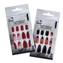Faux ongles Halloween - 2 modèles aléatoires - longs