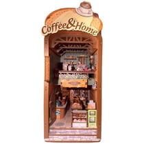 Book Nook - Kit DIY à construire Maquette 3D Serre Livre - Boulangerie Nookland - 10 x 19 x 29 cm