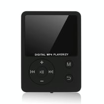Lecteur MP4 Son Haute Qualité Affichage Paroles Écran TFT 1.8 Pouces Noir YONIS