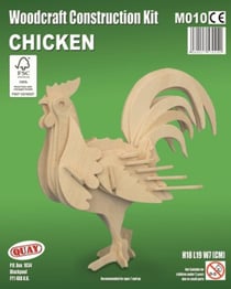 Maquette en bois Poule