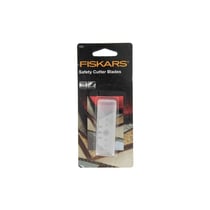 Lames de cutter - Forme trapèze - Pour cutter de sécurité - Fiskars - 18mm - Lot de 10 lames