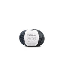 Pelote de COTON à tricoter CREATIVE MELANGE LACE - RICO Design 06 Gris