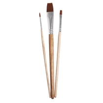 Set de pinceaux déco - métal, FSC 100%, assorti, 3 pces