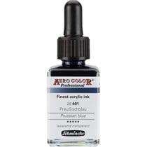 Encre acrylique - Extra-fine - Bleu de Prusse - 28 401 - Aéro Color Pro - Schmincke