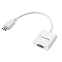 Adaptateur Xtrememac HDMI vers VGA - Plug & Play - Projection Haute Définition - Blanc