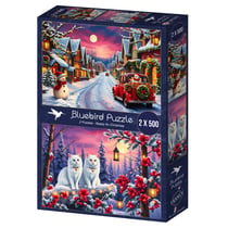 Puzzle 500 pièces - 2 Puzzles - Ready for Christmas - Bluebird Puzzle