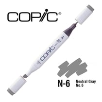 Copic - Marqueur à l'alcool Copic Marker N6 Neutral Gray No.6