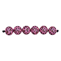 5 perles acid leo rose fuchsia Ø 16 mm