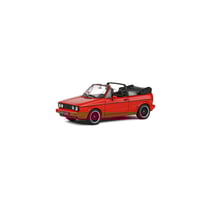 SOLIDO 4315801 MINIATURE VOLKSWAGEN GOLF MKI CONVERTIBLE SPORTLINE TORNADO RED 1992 1/43