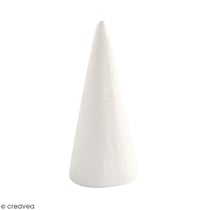 Lot de cônes en polystyrène - 14,5 x 6 cm - 5 pcs