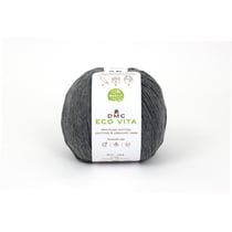 DMC - Fil Coton Recyclé Eco Vita 3mm 100g Tricot et Crochet Col. 102 gris
