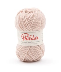 Pelote de laine à tricoter SUPER BABY - 25GR - Phildar - certifié Oeko-Tex Rose Poudre
