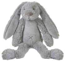 Peluche Lapin Richie gris clair 28 cm - Happy Horse