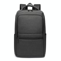 Sac À Dos Ordinateur Multifonctionnel Bleu Foncé Imperméable 15.6 Pouces Gris foncé YONIS