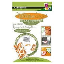 Plastique Dingue pochette 7 feuilles mix Blanc/transparent