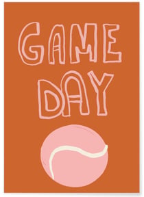 Affiche Tennis Fun : Game Day | A3 : 29,7x42cm