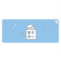 Tapis De Souris Chauffant Étanche Avec Réglage Température Rapide 80x33cm Blanc 3 YONIS